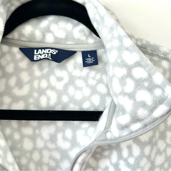 Lands End Anyweather fleece quarter zip pullover - Picture 2 of 4
